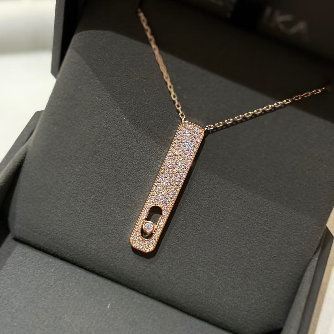 [moco jewelrys]MY FIRST DIAMOND PAVED NECKLACE