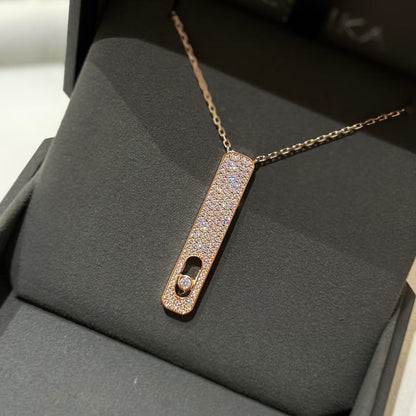 [moco jewelrys]MY FIRST DIAMOND PAVED NECKLACE