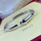 ??Loco?¡¥PANTHERE SILVER OPEN BRACELET
