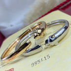 ??Loco?¡¥PANTHERE SILVER OPEN BRACELET
