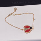 ??Loco?¡¥LUCKY SPRING 1 MOTIF PINK GOLD BRACELET