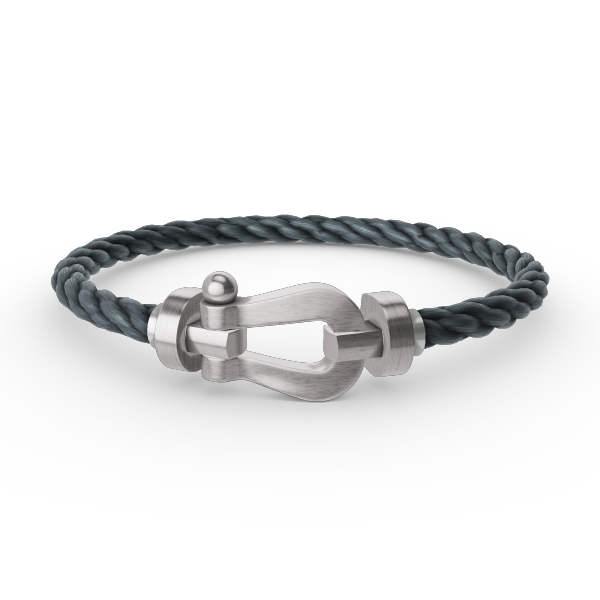 ??Loco?¡¥FORCE LARGE HORSESHOE NO DIAMOND BRACELET SILVER
