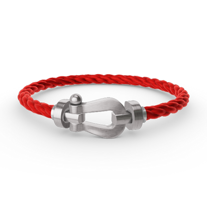 [moco jewelrys]FORCE LARGE HORSESHOE NO DIAMOND BRACELET SILVER