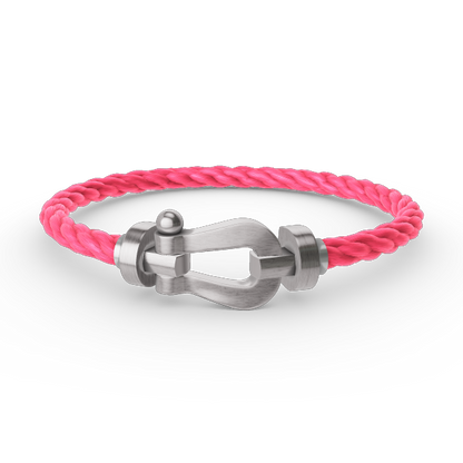[moco jewelrys]FORCE LARGE HORSESHOE NO DIAMOND BRACELET SILVER