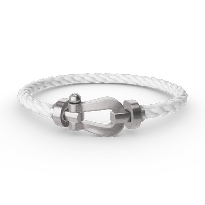 [moco jewelrys]FORCE LARGE HORSESHOE NO DIAMOND BRACELET SILVER