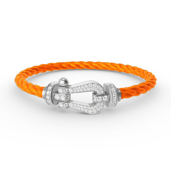 ??Loco?¡¥FORCE LARGE HORSESHOE FULL DIAMOND BRACELET SILVER