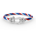 ??Loco?¡¥FORCE LARGE HORSESHOE FULL DIAMOND BRACELET SILVER