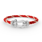 ??Loco?¡¥FORCE LARGE HORSESHOE FULL DIAMOND BRACELET SILVER