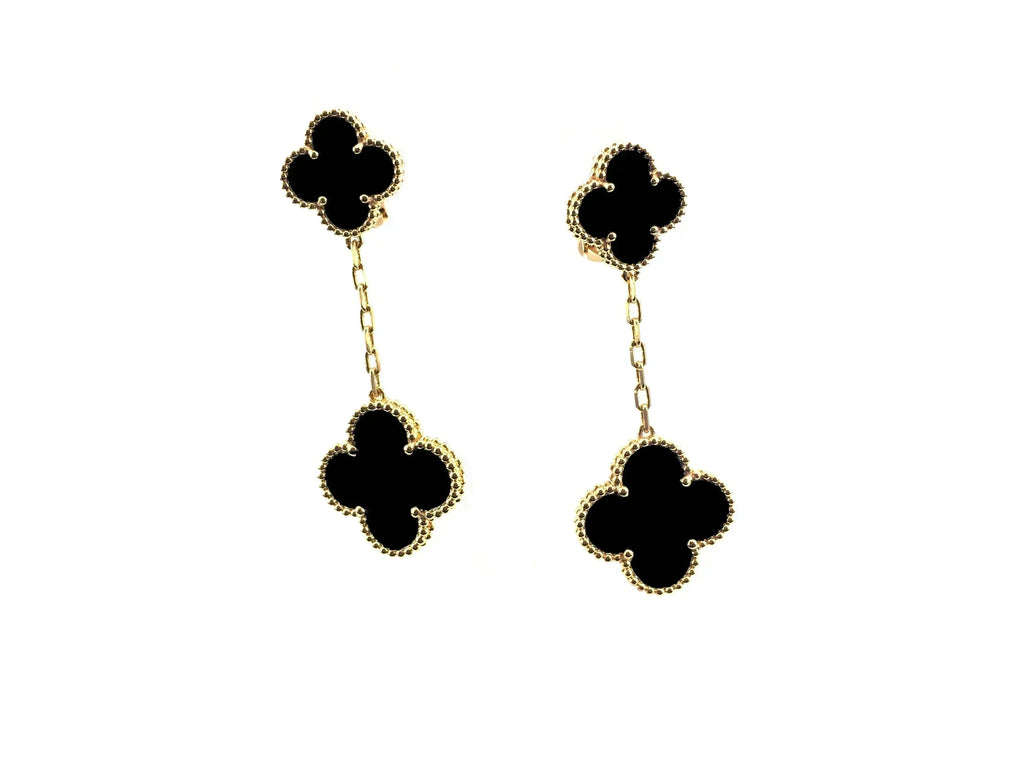 ??Loco?¡¥CLOVER 2 MOTIFS  EARRINGS (MULTIPLE CHOICESC