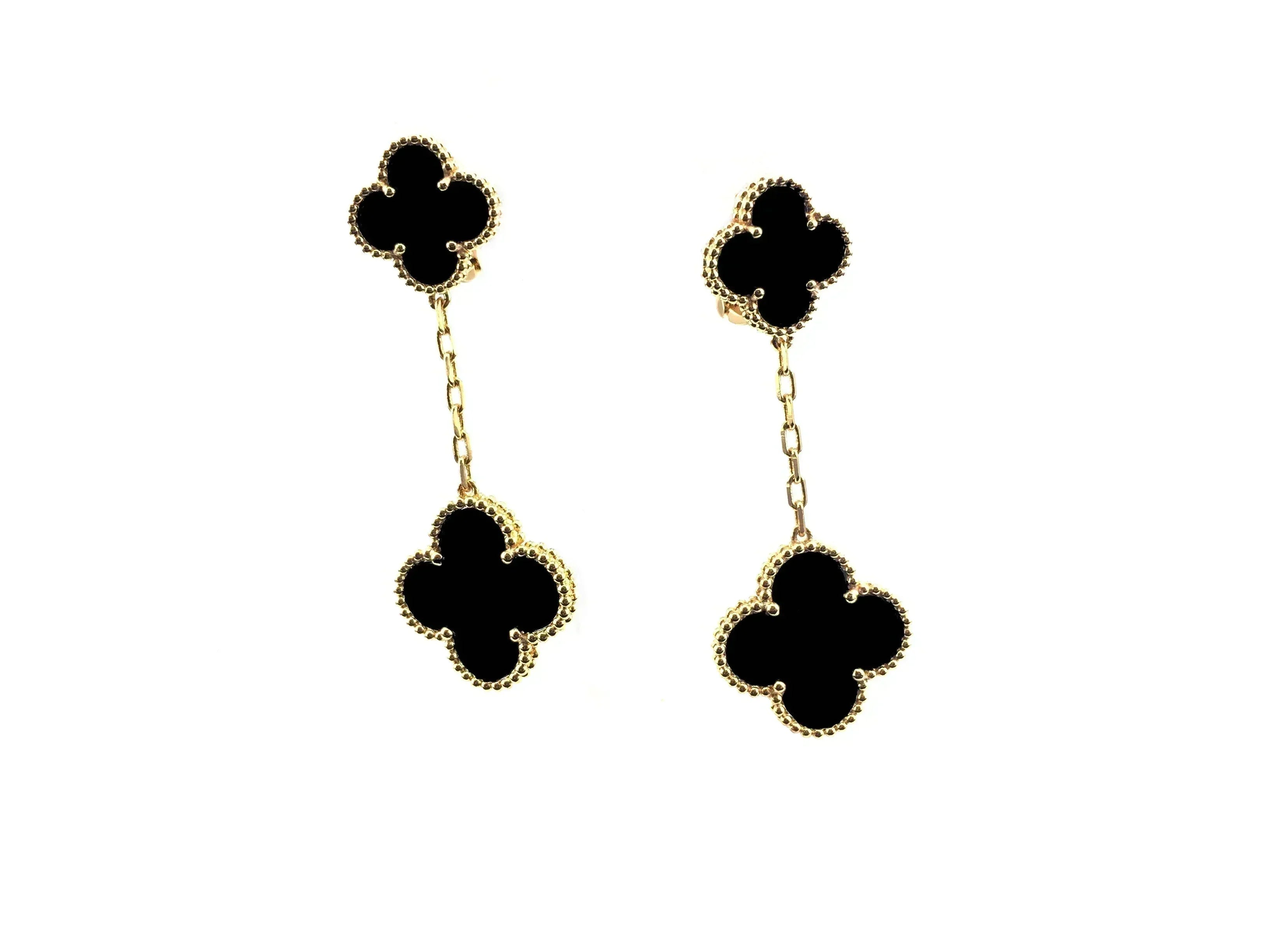 ??Loco?¡¥CLOVER 2 MOTIFS  EARRINGS (MULTIPLE CHOICESC