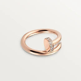 ??Loco?¡¥JUSTE RING 2.65MM PINK GOLD DIAMOND