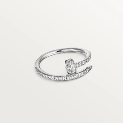 [moco jewelrys]JUSTE RING 1.8MM SILVER DIAMONDS