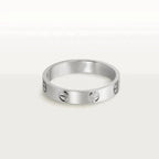 ??Loco?¡¥LOVE RING 4MM 1 DIAMOND SILVER