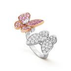 ??Loco?¡¥TWIN BUTTERFLY DIAMOND RING