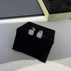 ??Loco?¡¥CLOVER MINI DIAMOND STUD EARRINGS